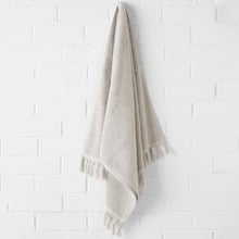 Fringed Paros 580GSM Cotton Bathroom Towels